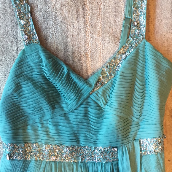 Silk BGBG Max Azria beaded dress - Picture 2 of 7